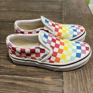 Rainbow Vans- girls